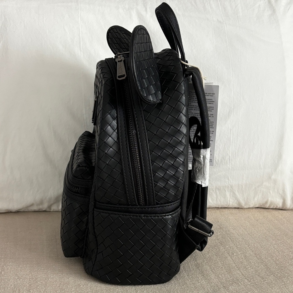 Disney Parks Loungefly Black Woven Backpack and Headband Set - Picture 5 of 7